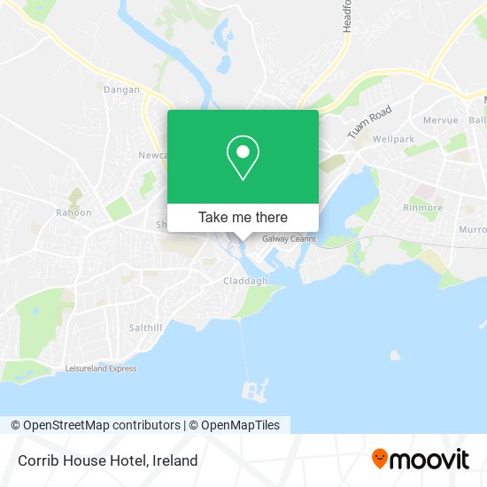 Corrib House Hotel map