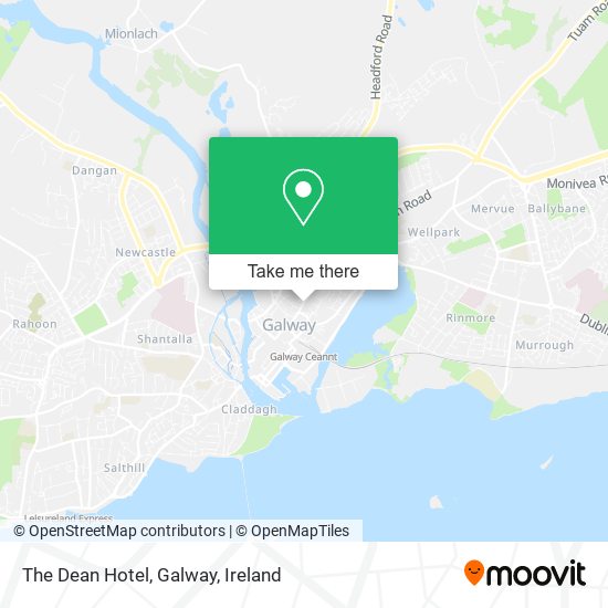 The Dean Hotel, Galway plan