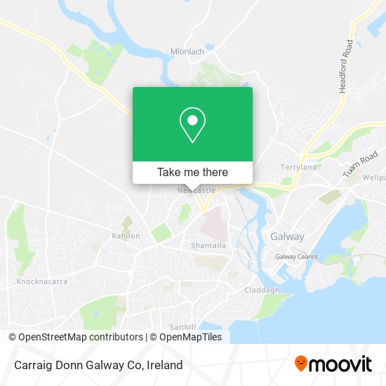 Carraig Donn Galway Co map