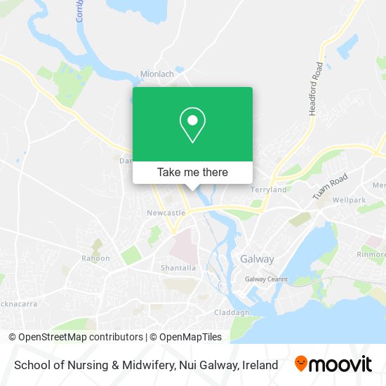 School of Nursing & Midwifery, Nui Galway map