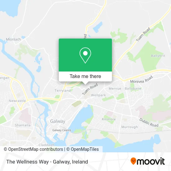 The Wellness Way - Galway map