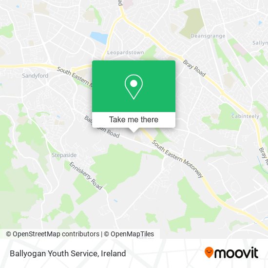 Ballyogan Youth Service map