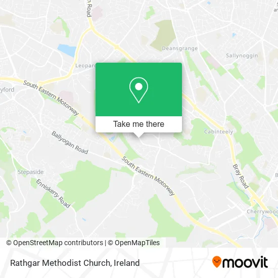 Rathgar Methodist Church map