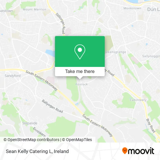 Sean Kelly Catering L map