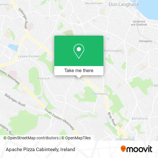 Apache Pizza Cabinteely map