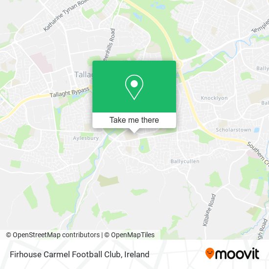 Firhouse Carmel Football Club map