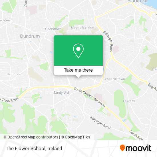 The Flower School map