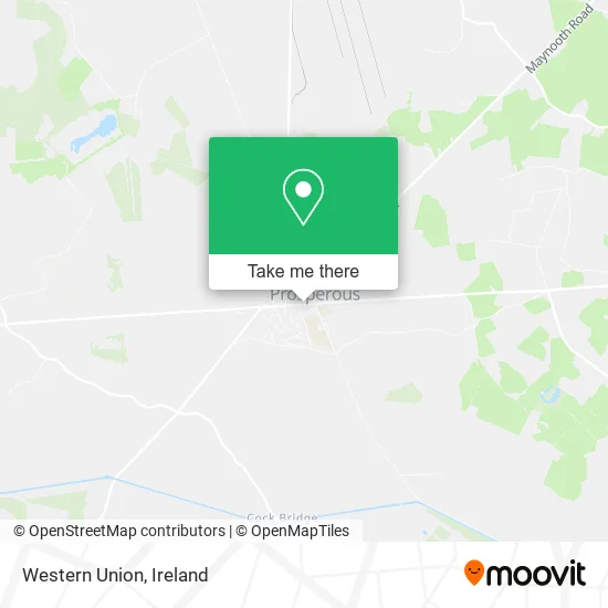 Western Union map