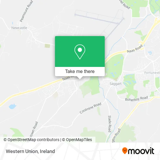 Western Union map