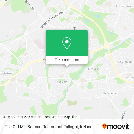 The Old Mill Bar and Restaurant Tallaght map