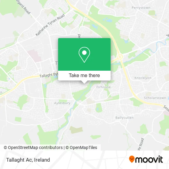 Tallaght Ac map