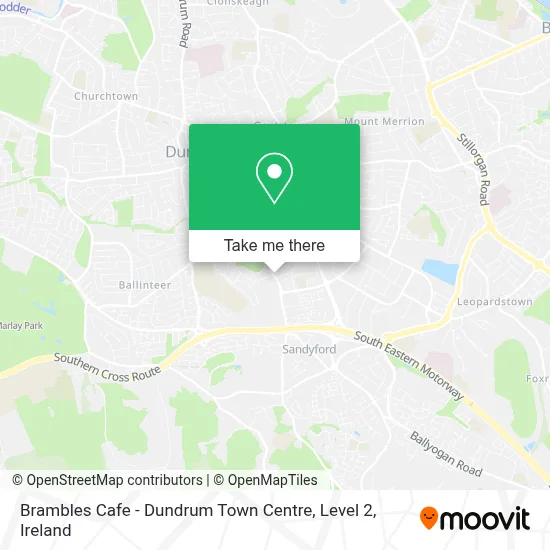 Brambles Cafe - Dundrum Town Centre, Level 2 map