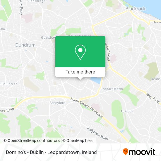 Domino's - Dublin - Leopardstown map
