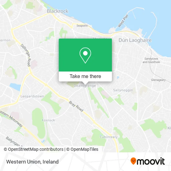 Western Union map