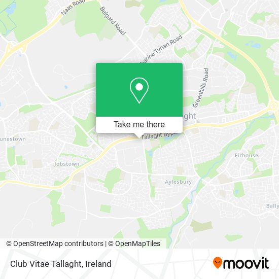 Club Vitae Tallaght map
