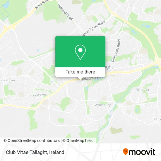 Club Vitae Tallaght map