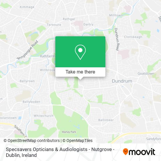Specsavers Opticians & Audiologists - Nutgrove - Dublin map
