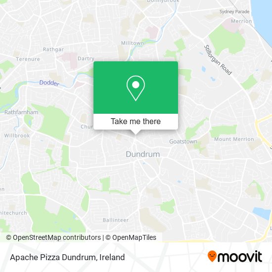Apache Pizza Dundrum map