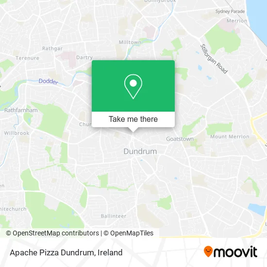 Apache Pizza Dundrum map