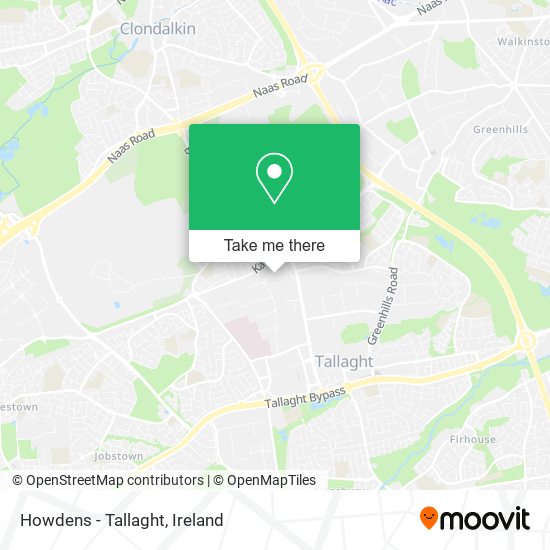 Howdens - Tallaght map