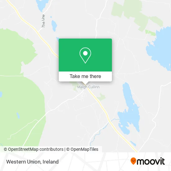 Western Union map