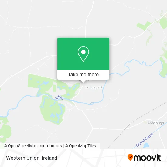Western Union map