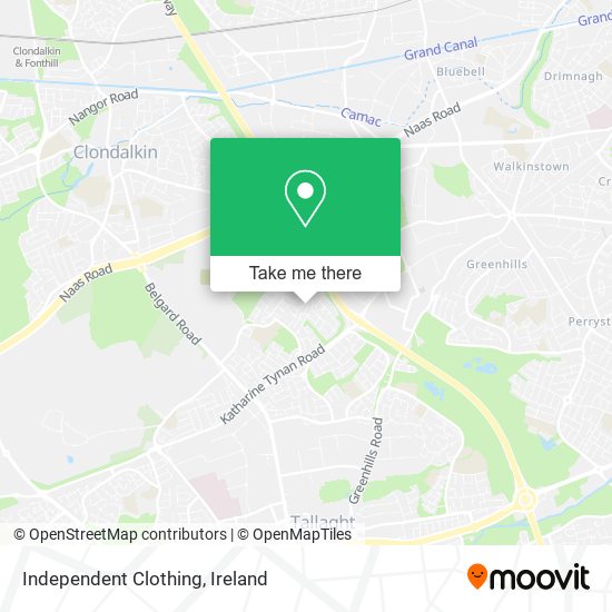 Independent Clothing map