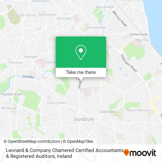 Leonard & Company Chartered Certified Accountants & Registered Auditors map