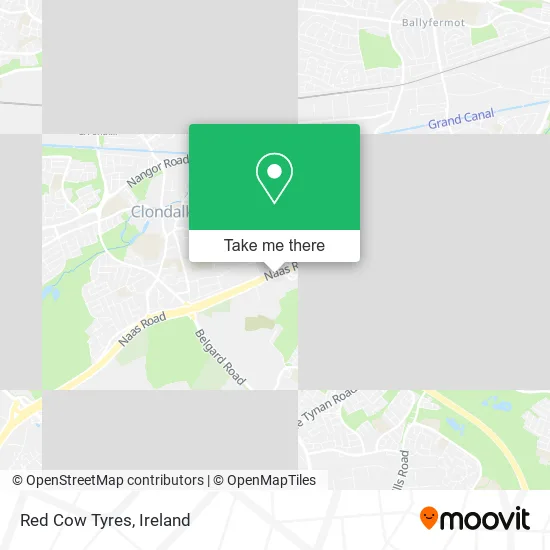 Red Cow Tyres map