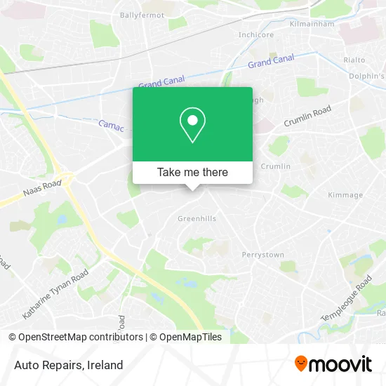 Auto Repairs map