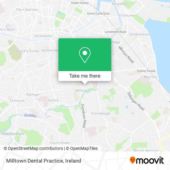 Milltown Dental Practice map