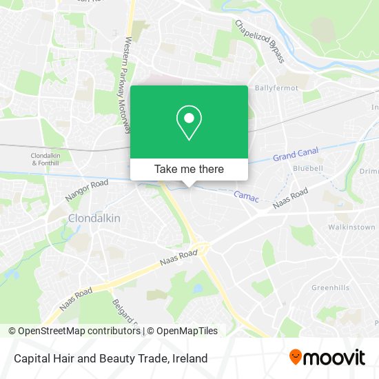 Capital Hair and Beauty Trade map