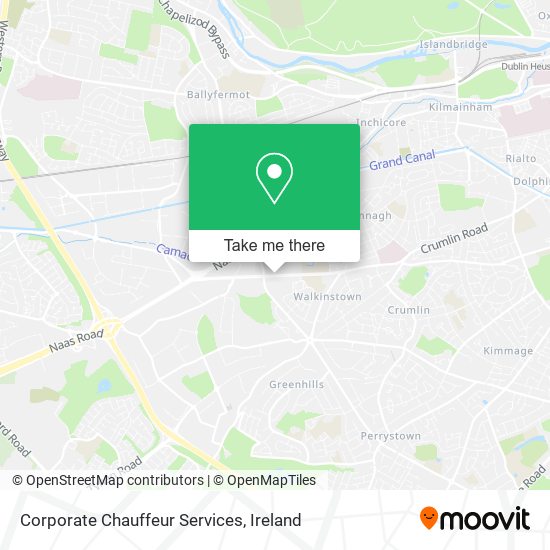 Corporate Chauffeur Services map