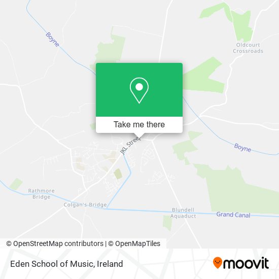 Eden School of Music map