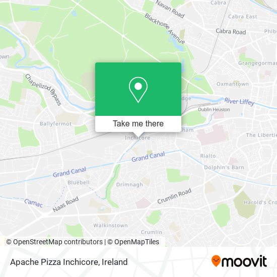 Apache Pizza Inchicore map