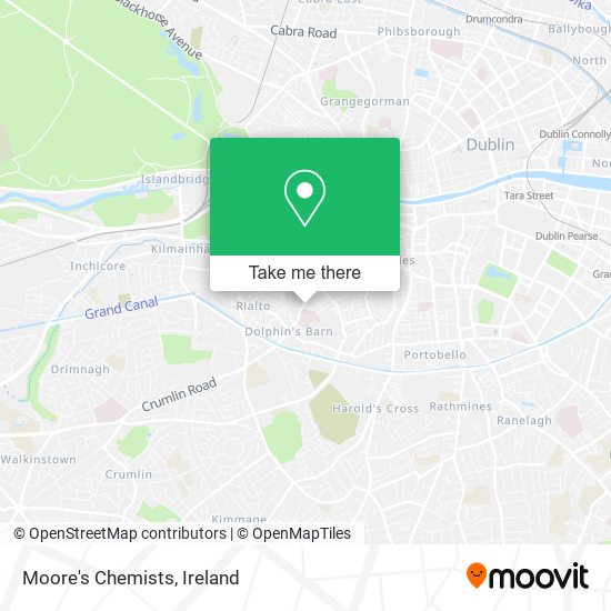 Moore's Chemists map
