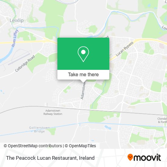 The Peacock Lucan Restaurant plan