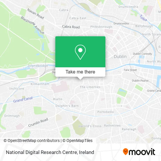 National Digital Research Centre map