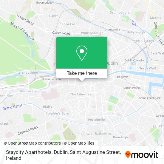 Staycity Aparthotels, Dublin, Saint Augustine Street map