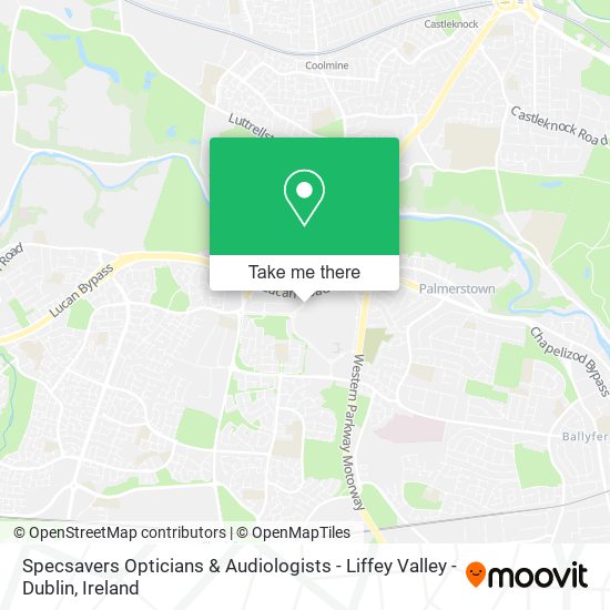 Specsavers Opticians & Audiologists - Liffey Valley - Dublin map