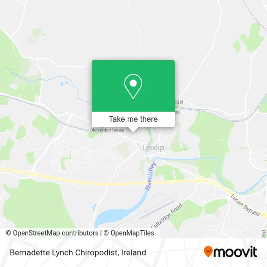 Bernadette Lynch Chiropodist map