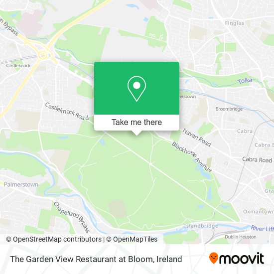 The Garden View Restaurant at Bloom map