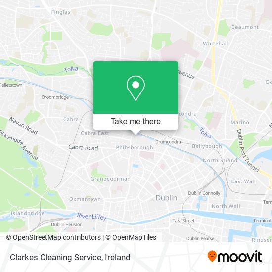 Clarkes Cleaning Service map