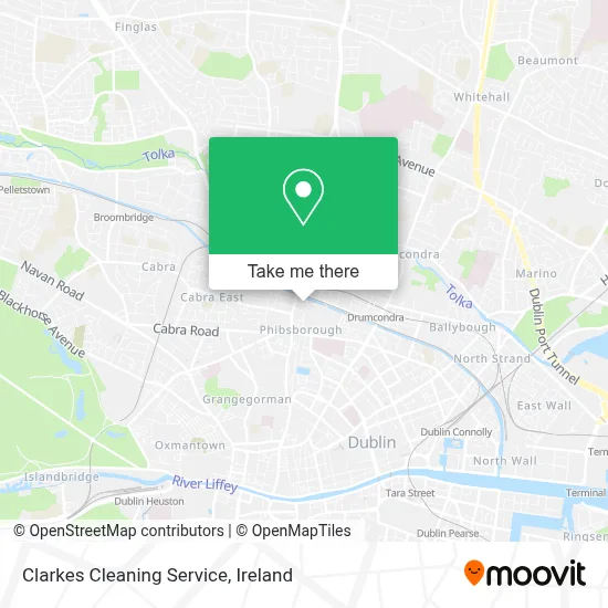 Clarkes Cleaning Service map