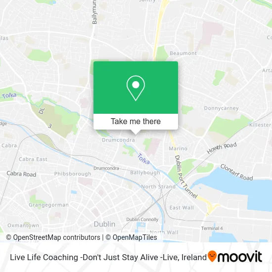 Live Life Coaching -Don't Just Stay Alive -Live map