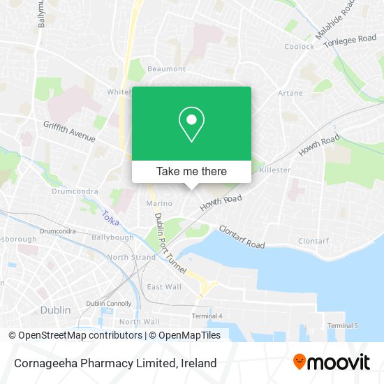 Cornageeha Pharmacy Limited map