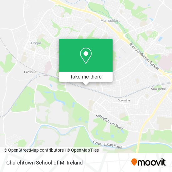 Churchtown School of M map