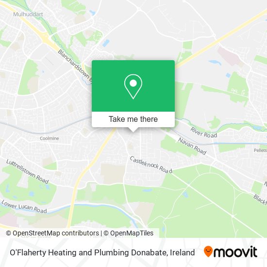 O'Flaherty Heating and Plumbing Donabate map