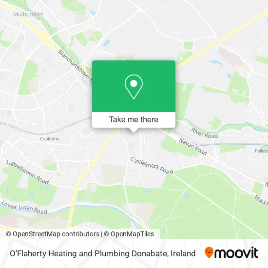 O'Flaherty Heating and Plumbing Donabate map