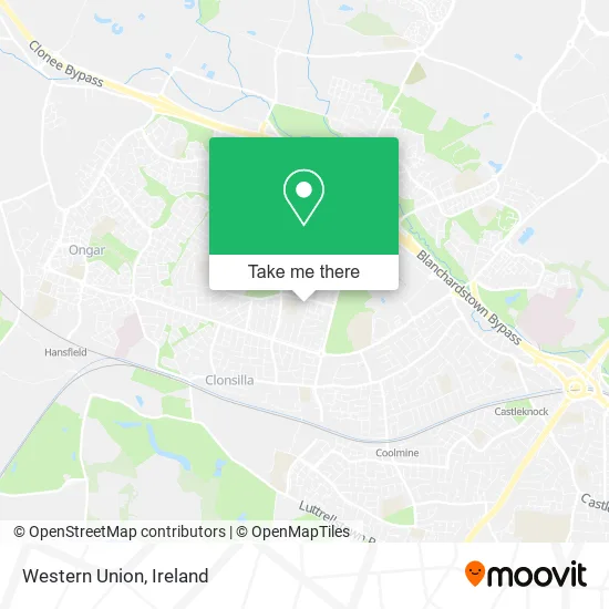 Western Union map